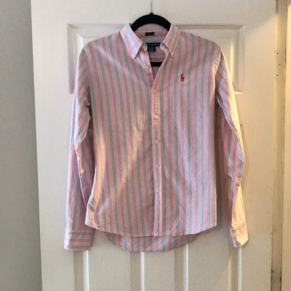 Ralph Lauren Button-Down Shirt, Size 6 Slim Fit